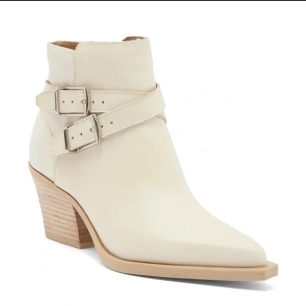 Dolce Vita Cream Ankle Bootie